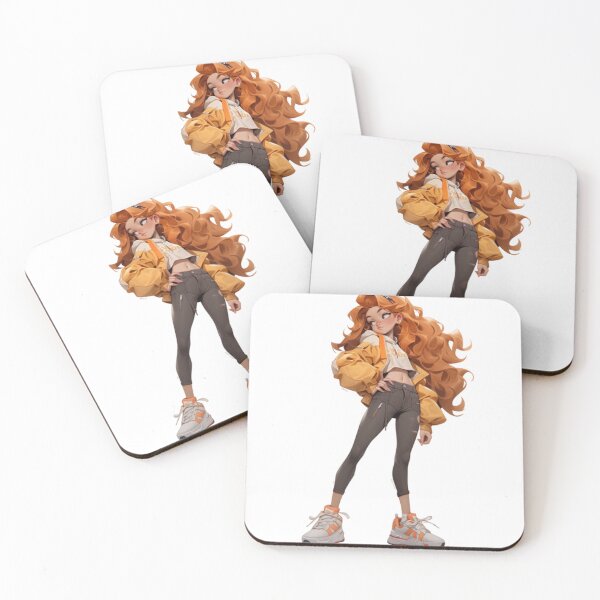 Item preview, Orange haired sport girl designed and sold by mooonstyle.