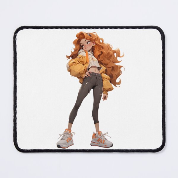 Item preview, Orange haired sport girl designed and sold by mooonstyle.