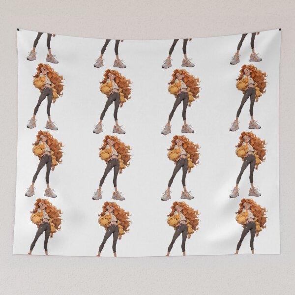 Item preview, Orange haired sport girl designed and sold by mooonstyle.
