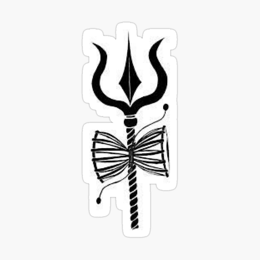 Happy Mahashivratri With Trishul Damru, Shivratri, Trishool, Shankar PNG  and Vector with Transparent Background for Free Download