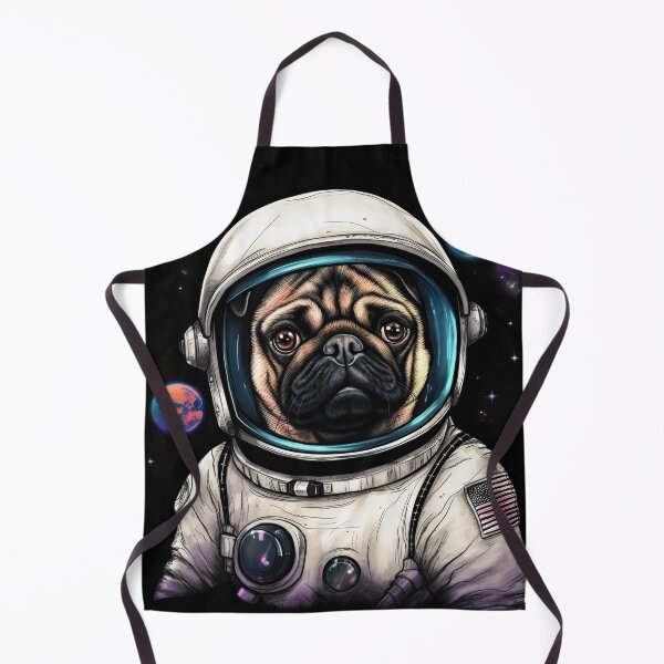 Item preview, Rocky the brave Apollo 11 pug designed and sold by Pixelboys.