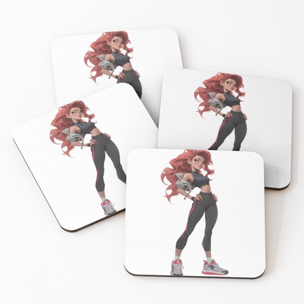 Item preview, Red haired sport girl designed and sold by mooonstyle.
