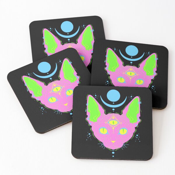 Item preview, pink cat designed and sold by Amangalaxia21.