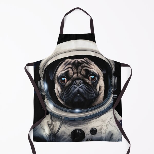 Item preview, Carmen the Brave Pug - Apollo 11 Mission USA designed and sold by Pixelboys.
