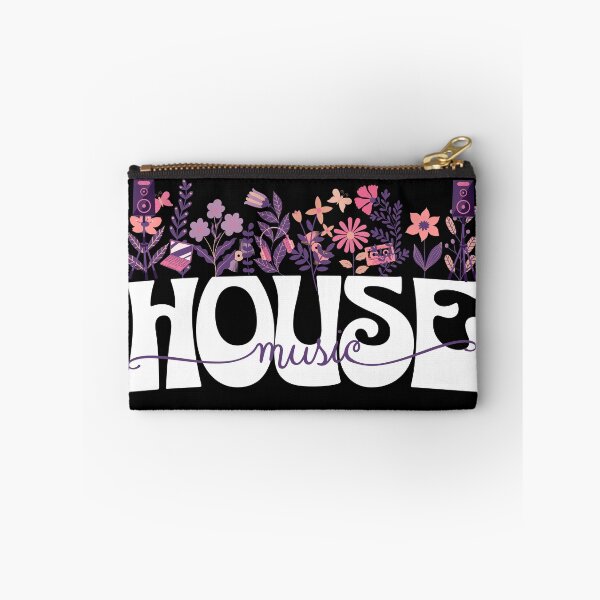 Item preview, HOUSE MUSIC  - In Full Bloom (white/pink/purple) designed and sold by Discothreadz.