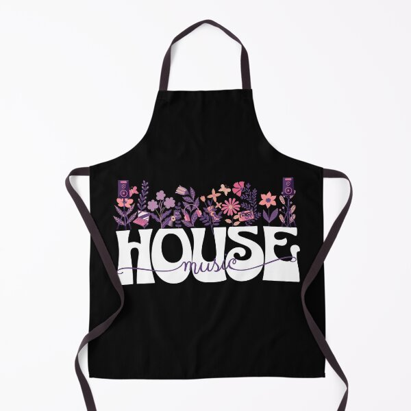Item preview, HOUSE MUSIC - In Full Bloom (white/pink/purple) designed and sold by Discothreadz.