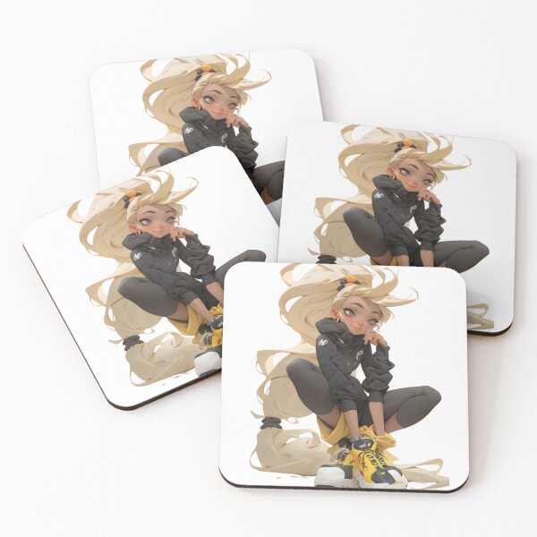 Item preview, Yellow haired sport girls designed and sold by mooonstyle.