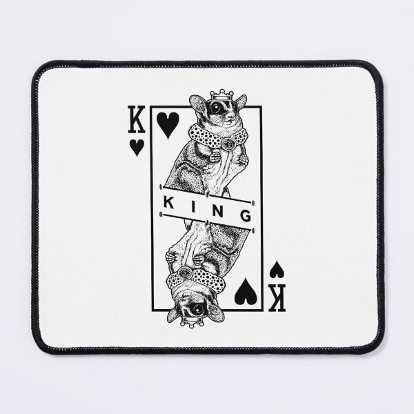 Item preview, Sugar Glider Lover King Of Hearts Funny Pet Possum Pop Art designed and sold by GrandeDuc.