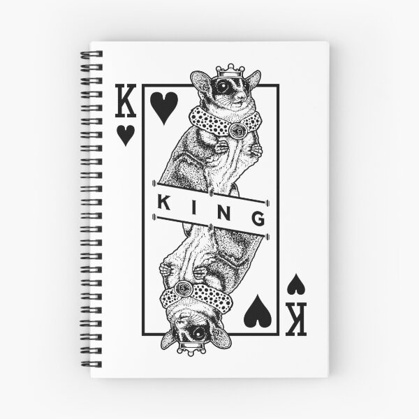 Item preview, Sugar Glider Lover King Of Hearts Funny Pet Possum Pop Art designed and sold by GrandeDuc.