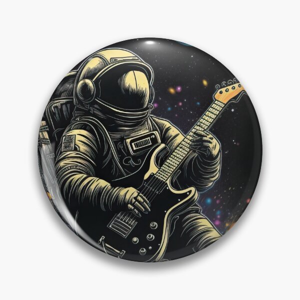 Item preview, Astronaut John plays guitar - Apollo 11 Mission - NASA designed and sold by Pixelboys.