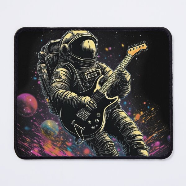Item preview, Astronaut John plays guitar - Apollo 11 Mission - NASA designed and sold by Pixelboys.