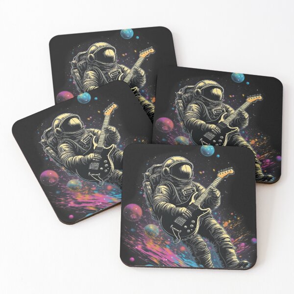 Item preview, Astronaut John plays guitar - Apollo 11 Mission - NASA designed and sold by Pixelboys.