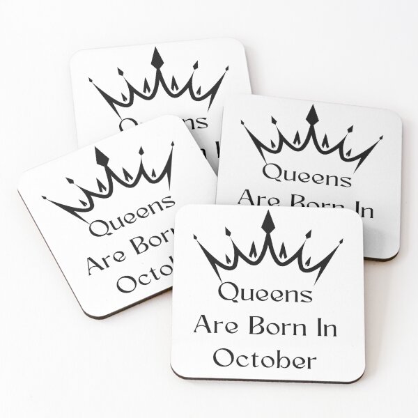 Item preview, Queens Are Born In october designed and sold by Simo0455.