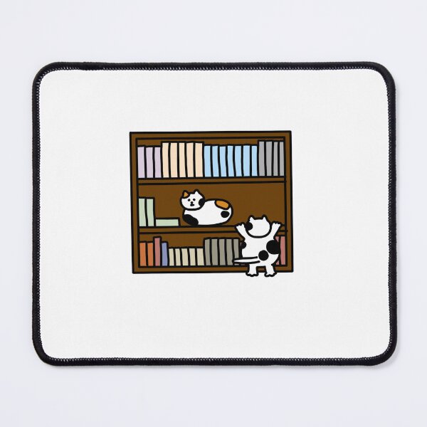 Item preview, two cats in the bookshelf designed and sold by superbaechoo.
