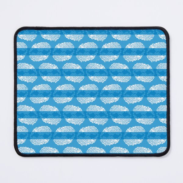 Item preview, Blue strip flowers  designed and sold by elbournerart3.