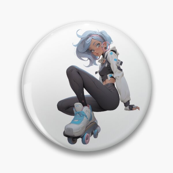 Item preview, Indigo haired sport girls designed and sold by mooonstyle.