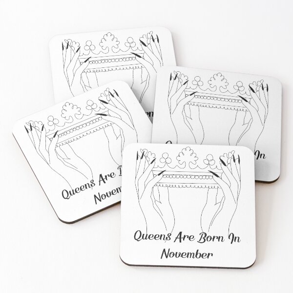 Item preview, Queens Are Born In november designed and sold by Simo0455.