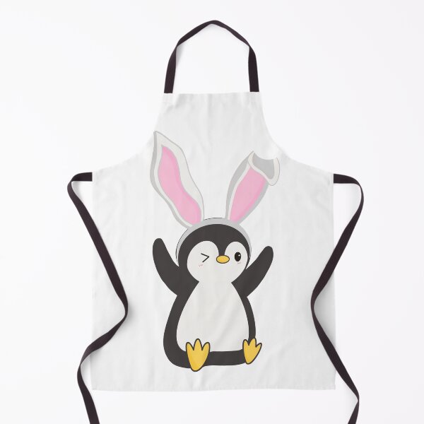 Item preview, Penguin with rabbit headband designed and sold by Jackywithfrds.