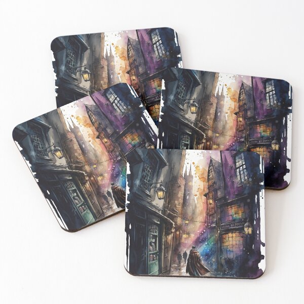 Item preview, Wizard World Alley Watercolor designed and sold by RetroSumo.