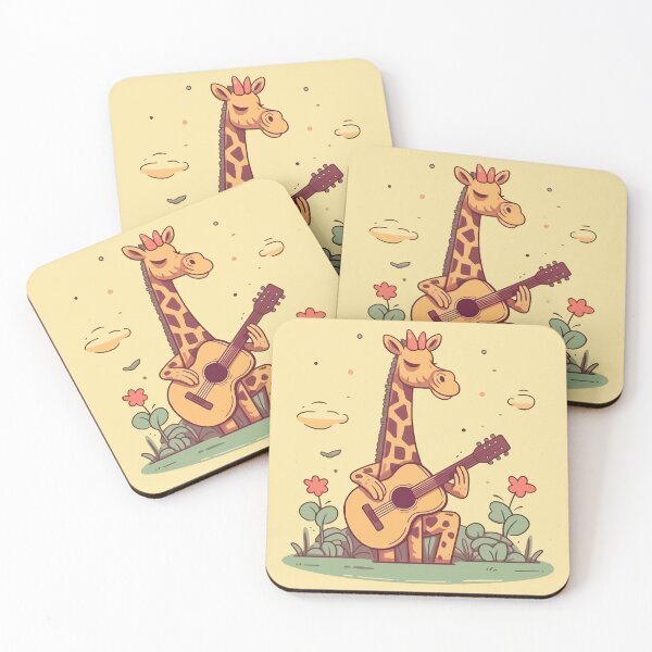 Item preview, Giraffe playing the guitar designed and sold by Amir Faysal.