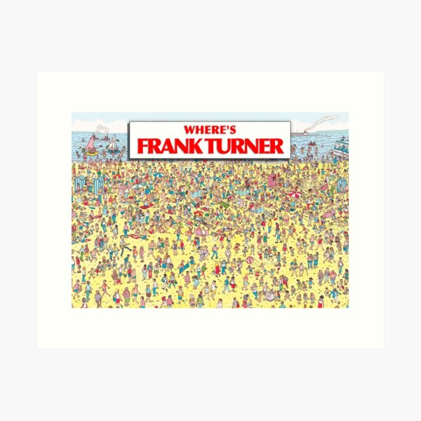 Item preview, Where's Frank Turner? designed and sold by Robbie Labrum.