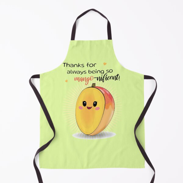 Item preview, Cute mango funny thank you with pun - Thanks for always being mango-nificent! designed and sold by HajnalkArt.
