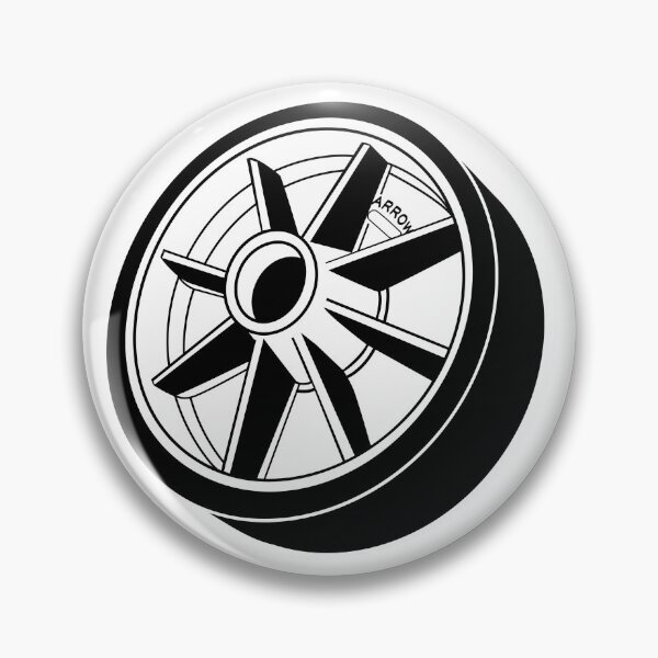 Artikelvorschau, Arrow Dynamics Coaster Wheel - 12" - 8 Speichen entworfen und verkauft von CoasterMerch.
