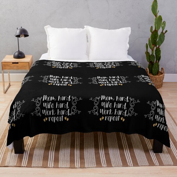 Item preview, Mom Hard, Wife Hard, Work Hard Repeat designed and sold by Stricely.