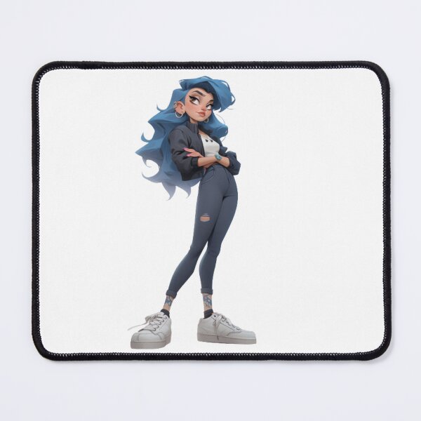 Item preview, Blue haired sport girls designed and sold by mooonstyle.