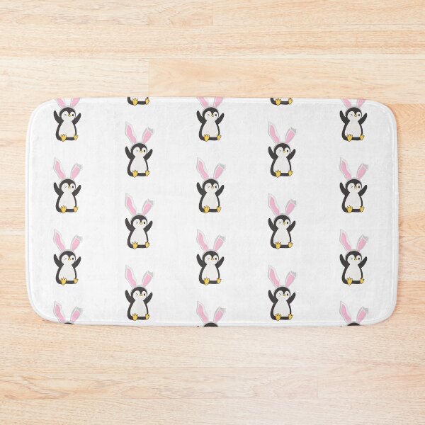 Item preview, Penguin with rabbit headband  designed and sold by Jackywithfrds.