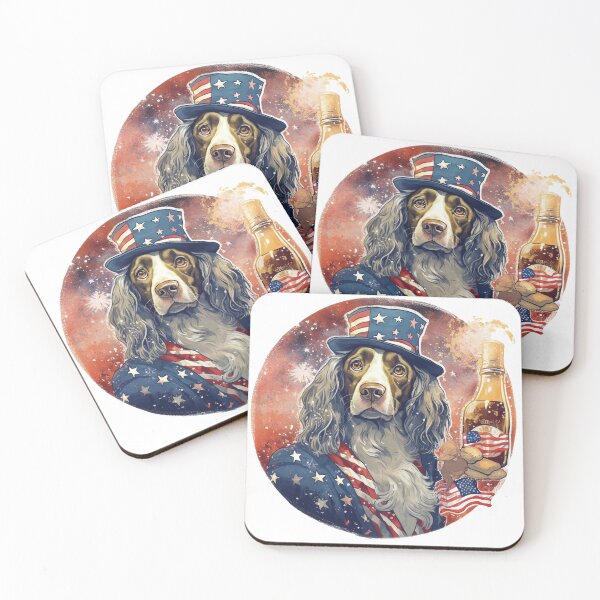 Item preview, Daniel, Fourth of July Patriotic Sprocker Spaniel designed and sold by Alanna Rose Realm.