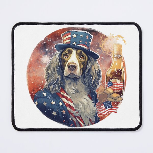 Item preview, Daniel, Fourth of July Patriotic Sprocker Spaniel designed and sold by Alanna Rose Realm.