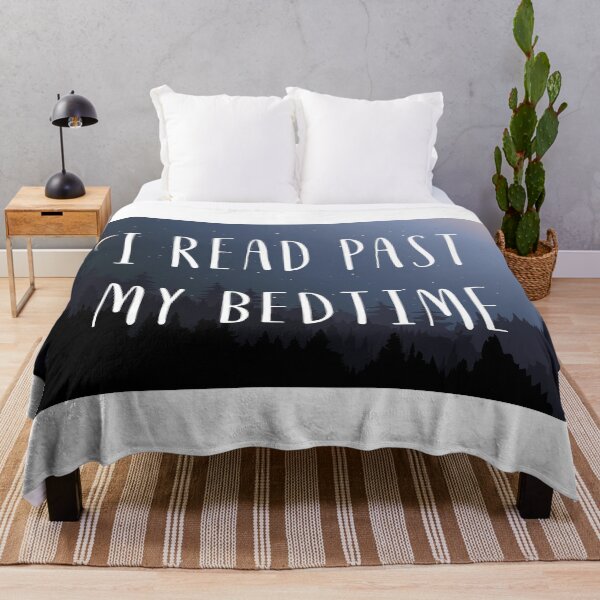 Item preview, I read past my bedtime designed and sold by addict2reading.
