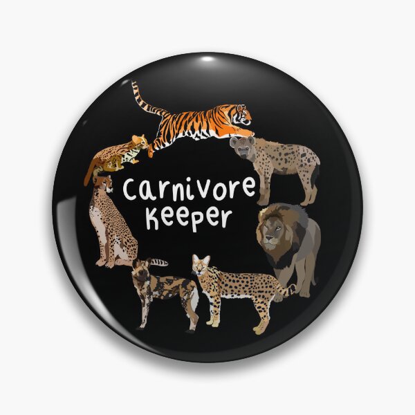 Item preview, Carnivore Keeper,Carnivore Keeper Illustration – Zookeeper Art for Big Cat and Predator Enthusiasts designed and sold by PrettylittlepastelUk.