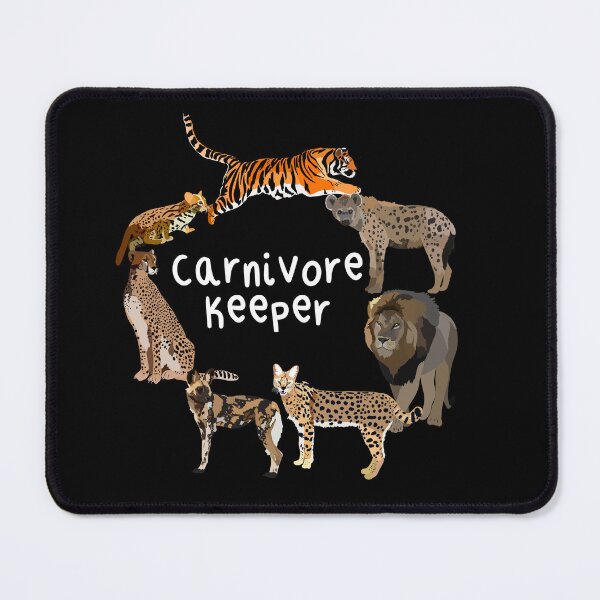 Item preview, Carnivore Keeper,Carnivore Keeper Illustration – Zookeeper Art for Big Cat and Predator Enthusiasts designed and sold by PrettylittlepastelUk.