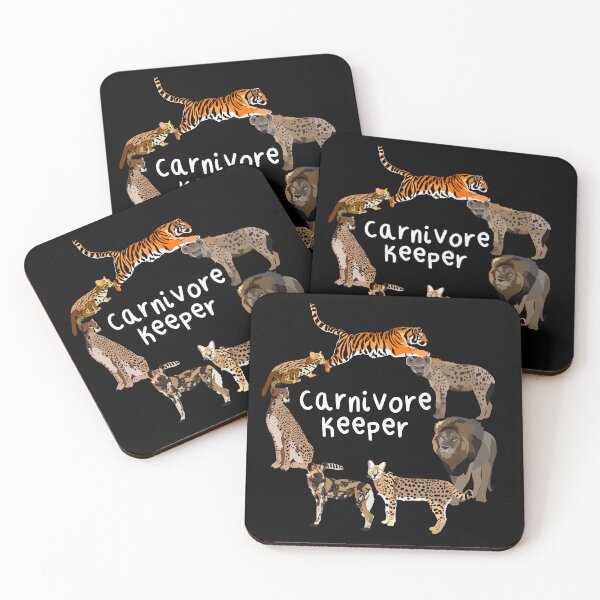 Item preview, Carnivore Keeper,Carnivore Keeper Illustration – Zookeeper Art for Big Cat and Predator Enthusiasts designed and sold by PrettylittlepastelUk.
