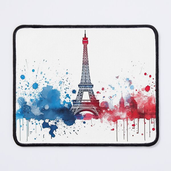 Item preview, Liberte, Egalite, Fraternite: July 14 in Paris abstract designed and sold by Retroshore.