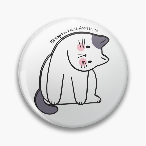 Item preview, Birch Merch Cute Cat Black Text designed and sold by Birchmerch.