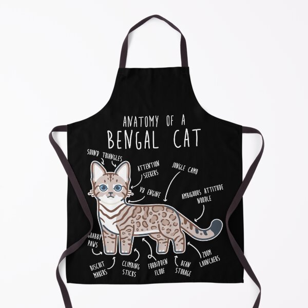 Artikelvorschau, Snow Bengal Cat Seal Lynx Anatomie entworfen und verkauft von Clara Hollins.