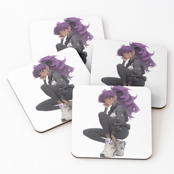 Item preview, Purple haired sport girl designed and sold by mooonstyle.