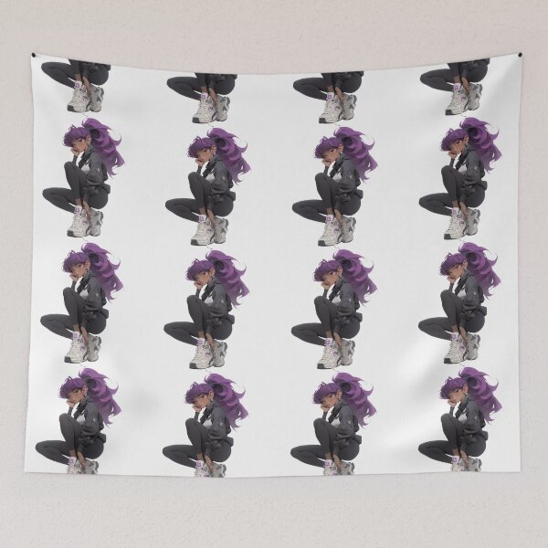 Item preview, Purple haired sport girl designed and sold by mooonstyle.