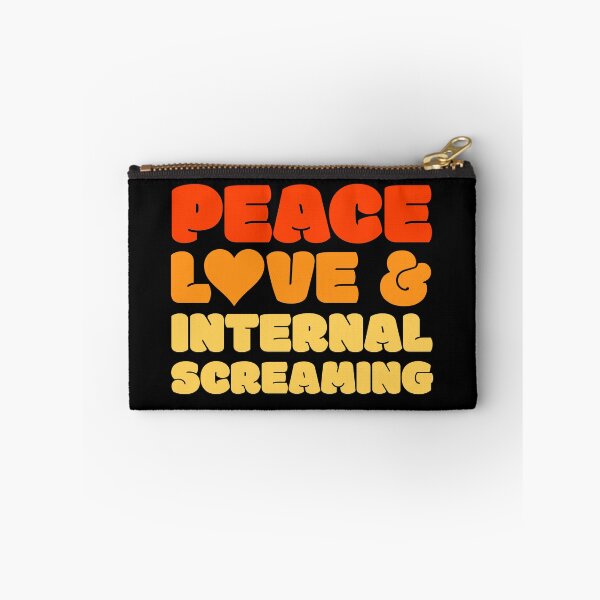 Aperçu de l'œuvre Funny Sarcastic Nihilist Humor - Internal Screaming Meme - Frustrated Gen Z Millennial Joke créée et vendue par RockFireMerch.