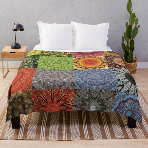 Item preview, Vibrant Natural Mandala Ornaments Background designed and sold by origoo.