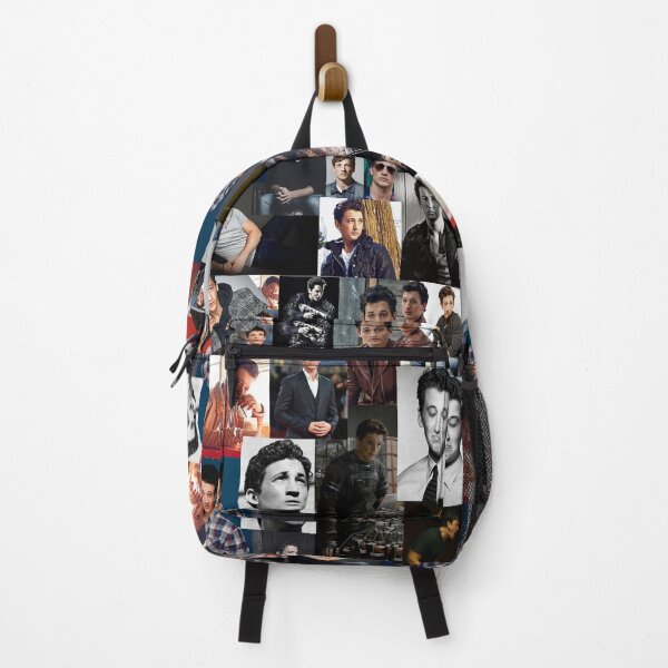 Item preview, Miles Teller Abstract Square Photos Seamless Collage designed and sold by GoghGetta.