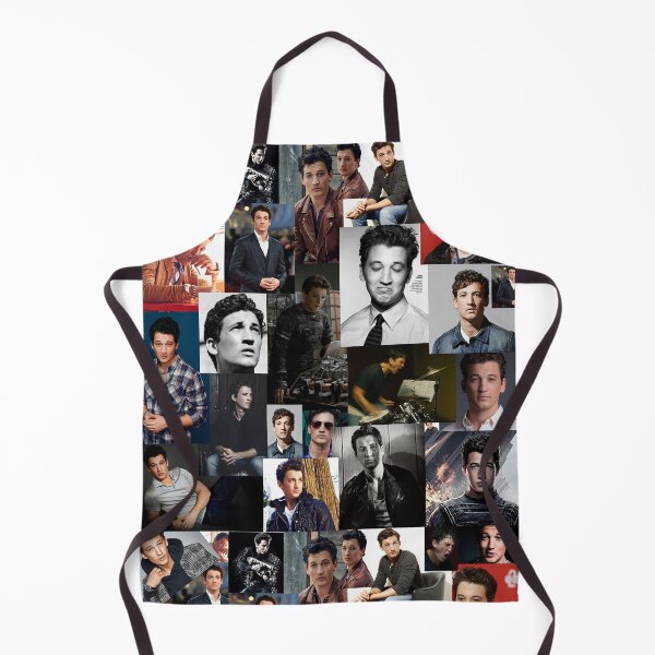Item preview, Miles Teller Abstract Square Photos Seamless Collage designed and sold by GoghGetta.