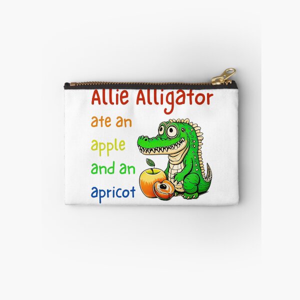 Item preview, Allie Alligator ate an apple and an apricot. designed and sold by digitaldraw4you.