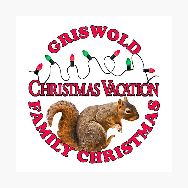 Aperçu de l'œuvre Noël de la famille Griswold créée et vendue par Candywrap Studio.