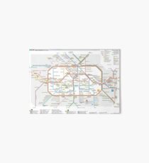 Berlin U-Bahn Map - Germany Art Board
