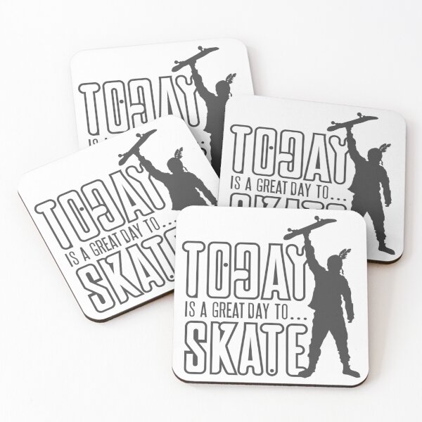 Item preview, Today is a Great Day to Skate - Skate or Die - Grey designed and sold by Alien-Theory.