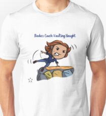 Badass Couch Vaulting Haught Unisex T-Shirt